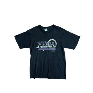 Vintage 1997 Xena Warrior Princess T-Shirt Black XL | 90s Cult Classic TV Tee